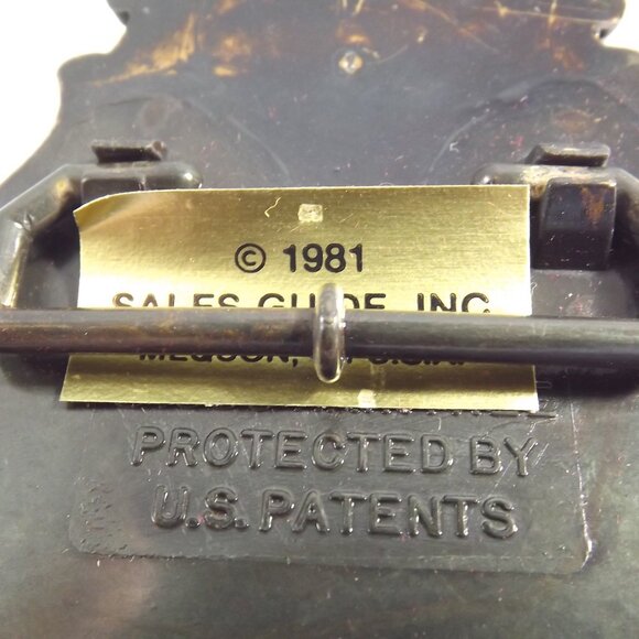 Gold Tractor Belt Buckle - Picture 6 of 9